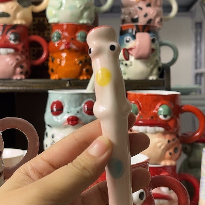 豆***儿粉色吸管青蛙可爱可爱
