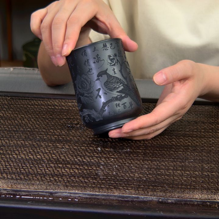 茶杯紫砂高货放漏