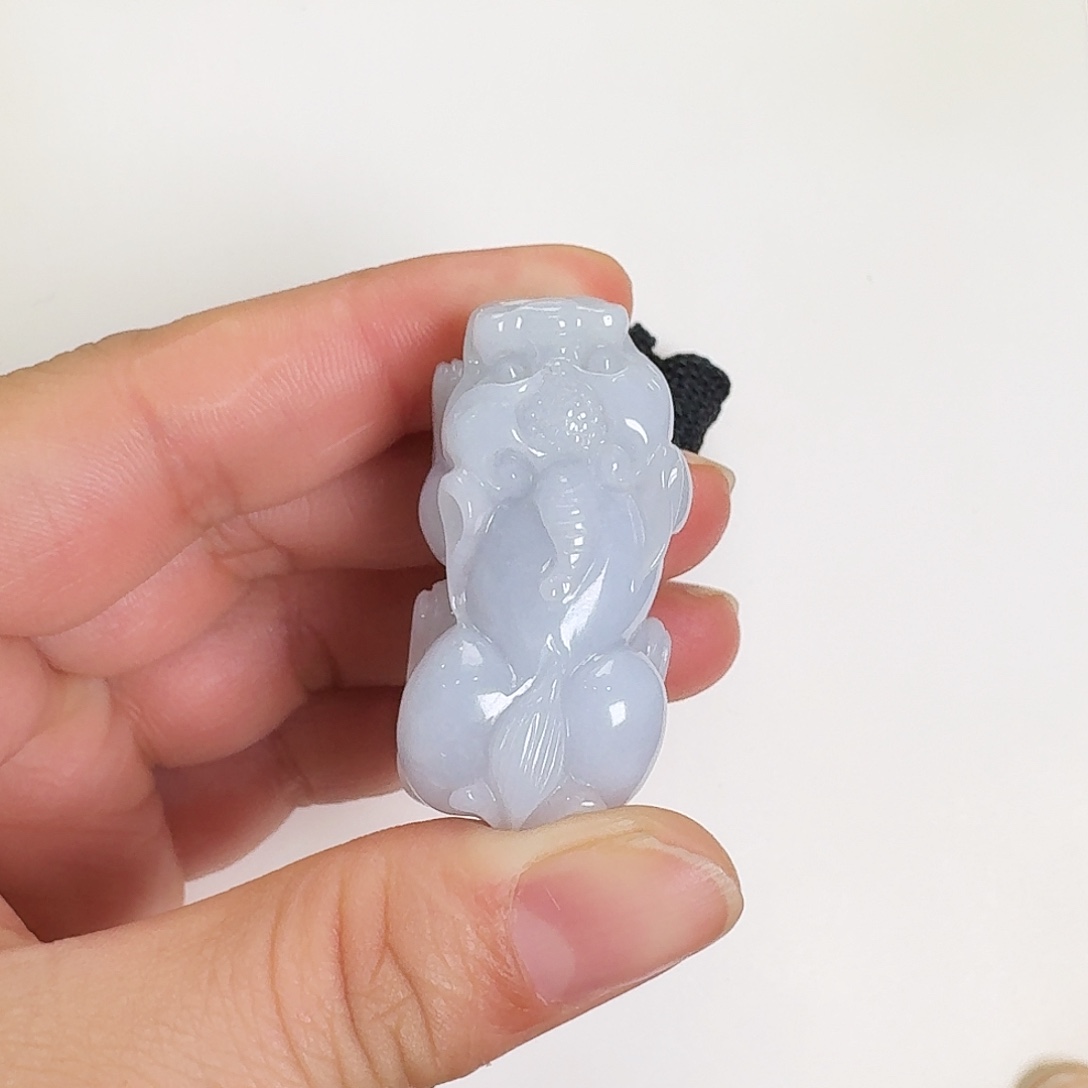 翡翠颈饰未镶嵌貔貅