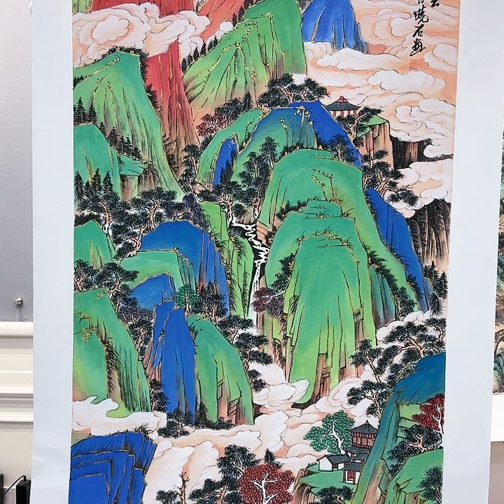 国画书法作品多次参加