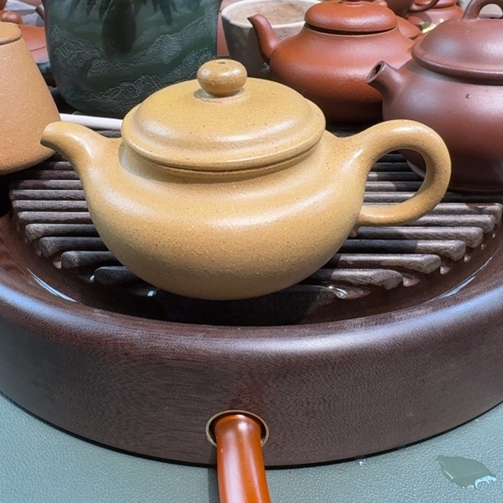 紫砂茶壶黄金段无添加180瑕仿古