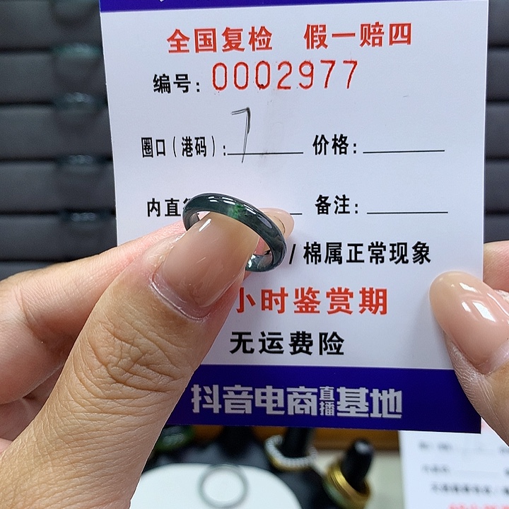 翡翠戒指未镶嵌 00002977