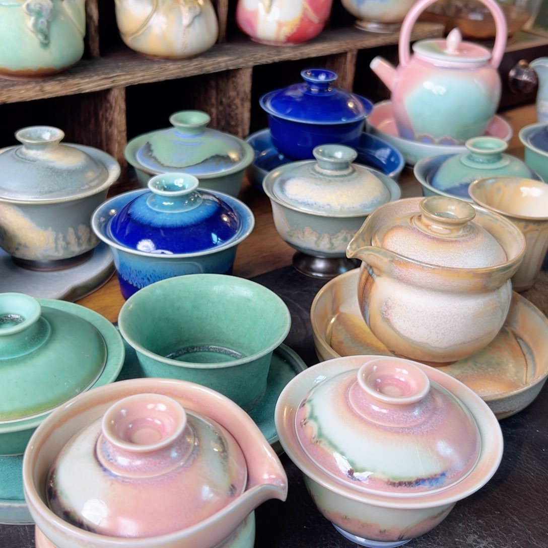 盘柴烧纯手工茶器