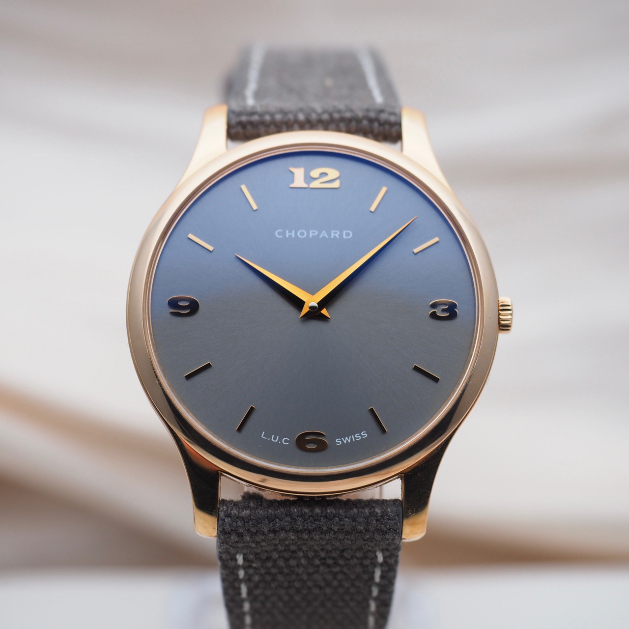 95新 Chopard/萧邦 18k金/表径39.5mm/自动机械/11935373