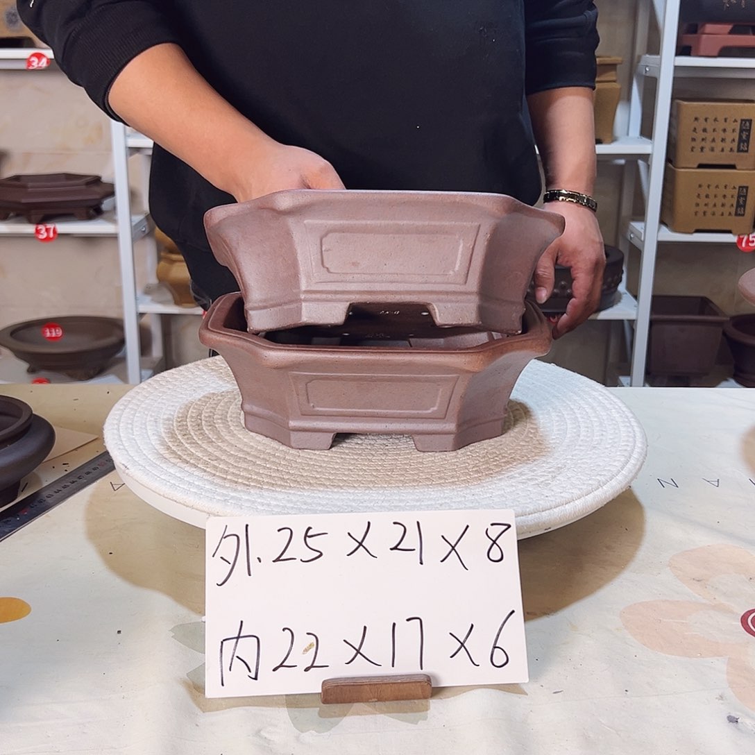 紫砂紫砂花盆哈哈