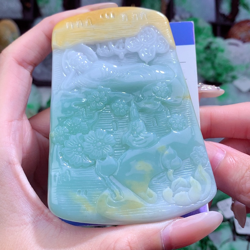 【闪购商品】翡翠颈饰未镶嵌挂件