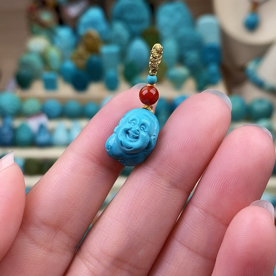 绿松石珠宝奇石未镶嵌