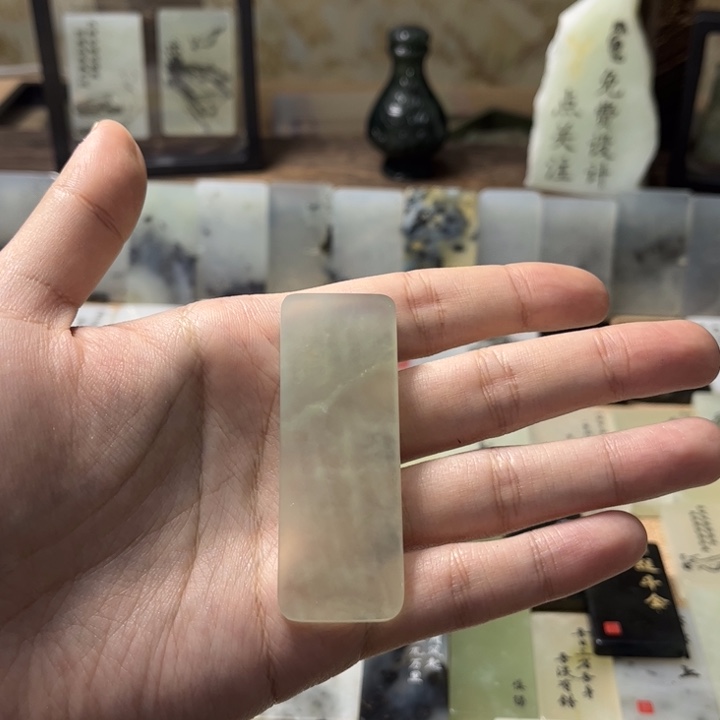 蛇纹石玉合金颈饰