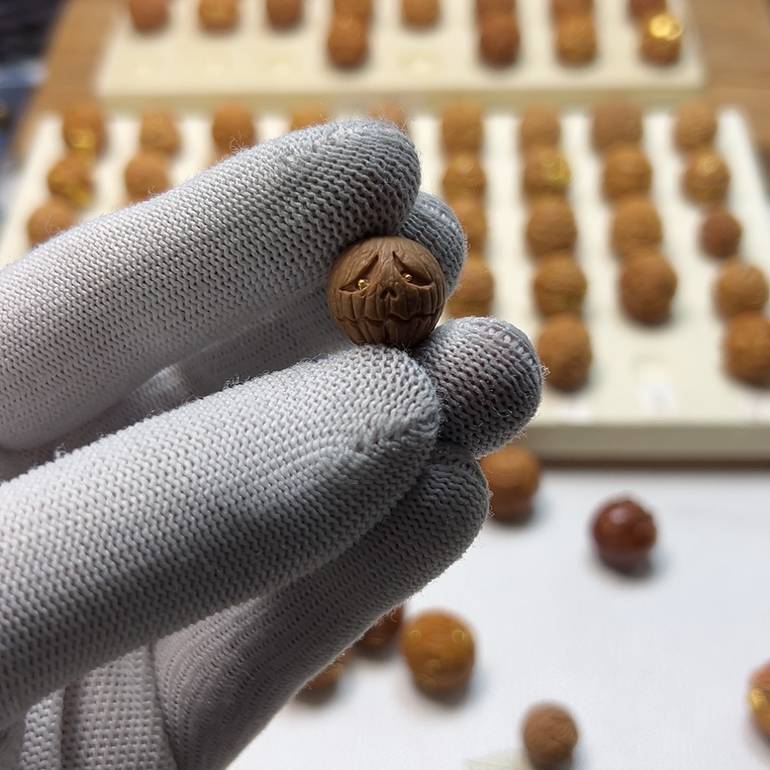 吊坠猴头核桃猴头核桃雕刻南瓜怪