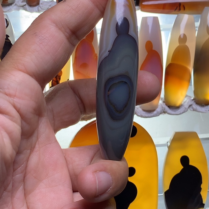 玛瑙/玉髓颈饰未镶嵌161