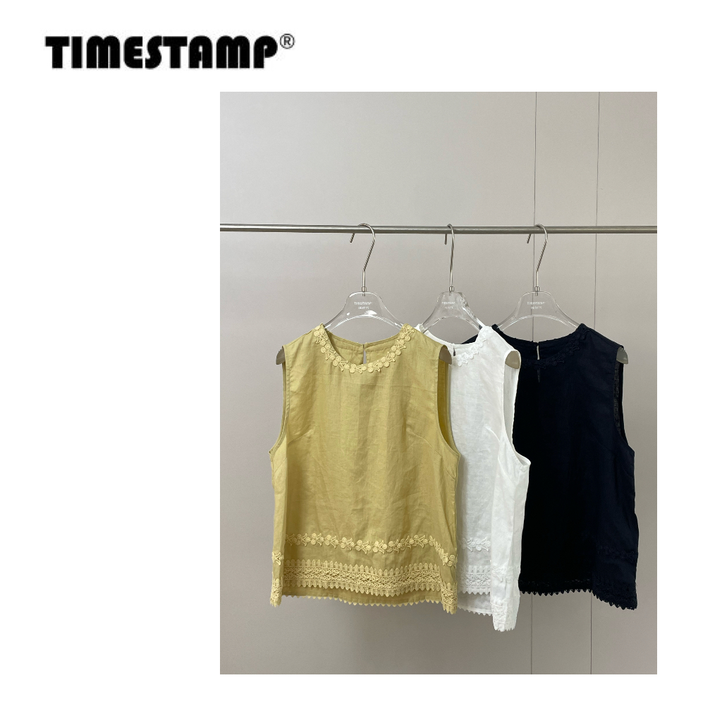 【TIMESTAMP】2025/67110001新款时尚设计感花边背心