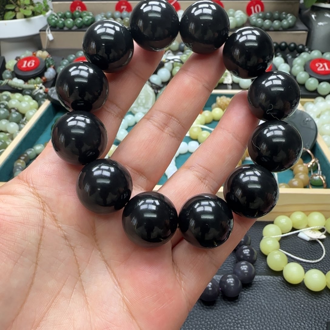 和田玉未镶嵌手链20