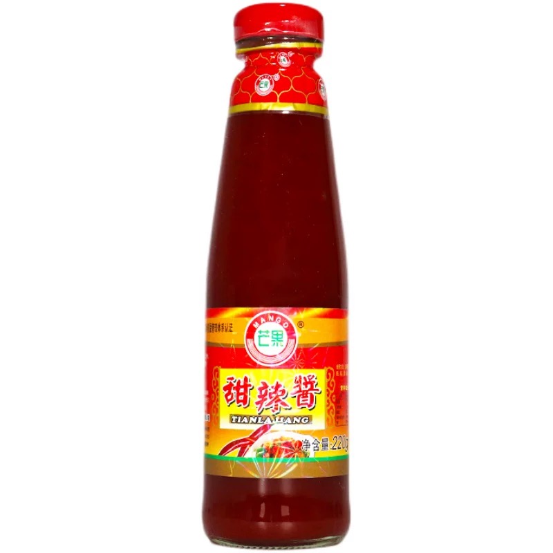 芒果甜辣酱220g5.5/元，,花生酱170g8.7/元，沙茶酱170g6.6/元