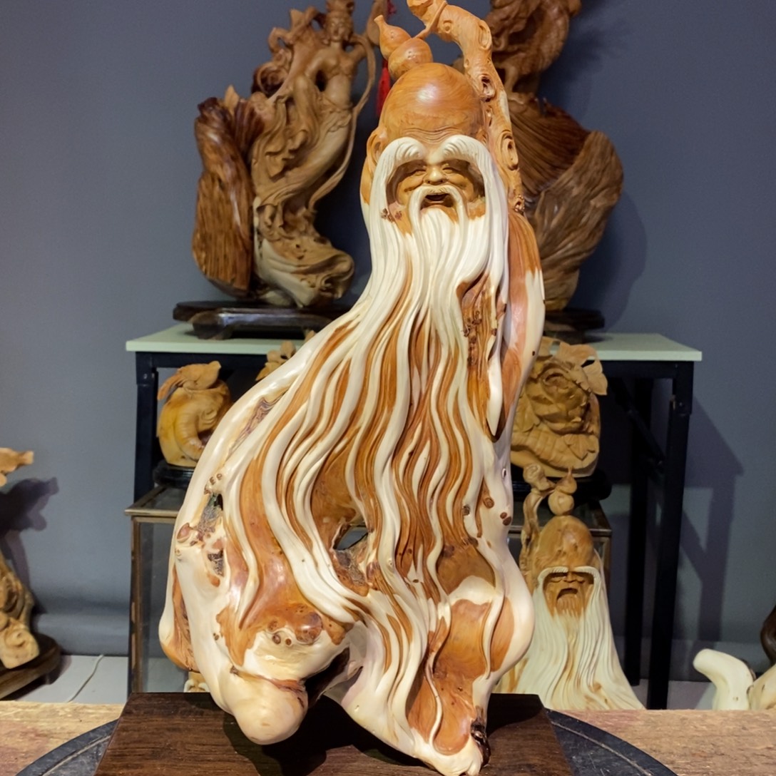 柏木（崖柏）崖柏木雕刻