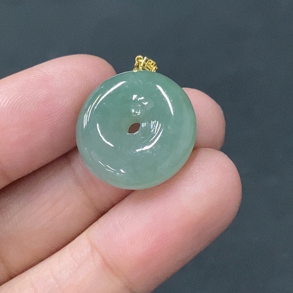 H58-天然A货翡翠-平安扣