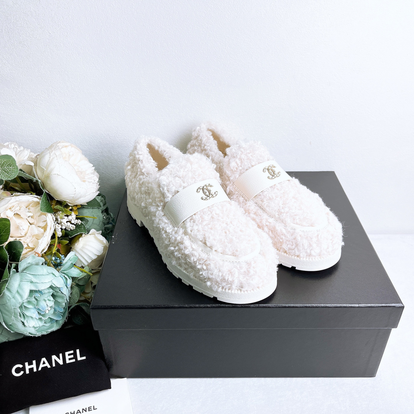 未使用 Chanel/香奈儿 乐福鞋/38码/XspA5072