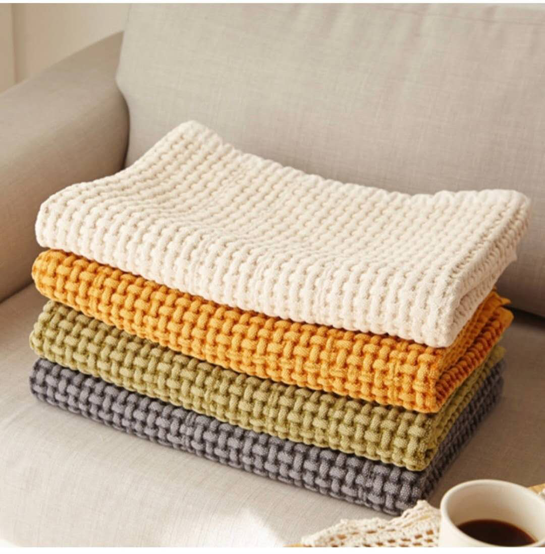 韩国家纺 砂洗柔软 沙发垫