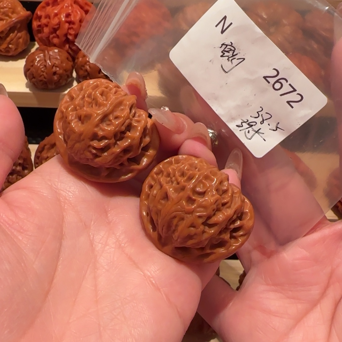 用***2吊坠文玩核桃宫灯38