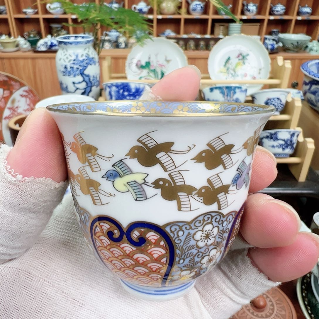 柴窑茶具茶壶茶杯盘子