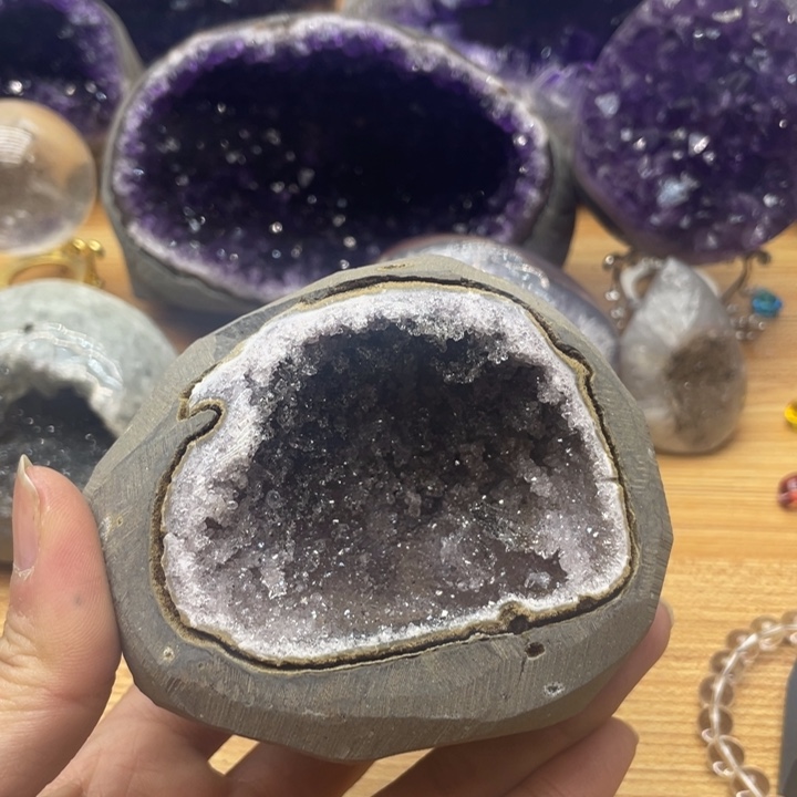 紫晶钱袋子未镶嵌