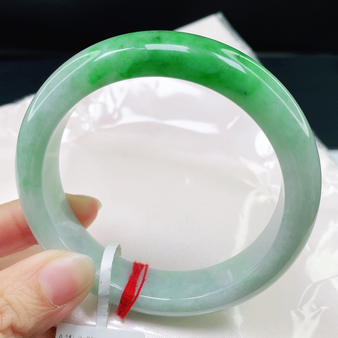 未镶嵌手镯翡翠正圈60.7 025