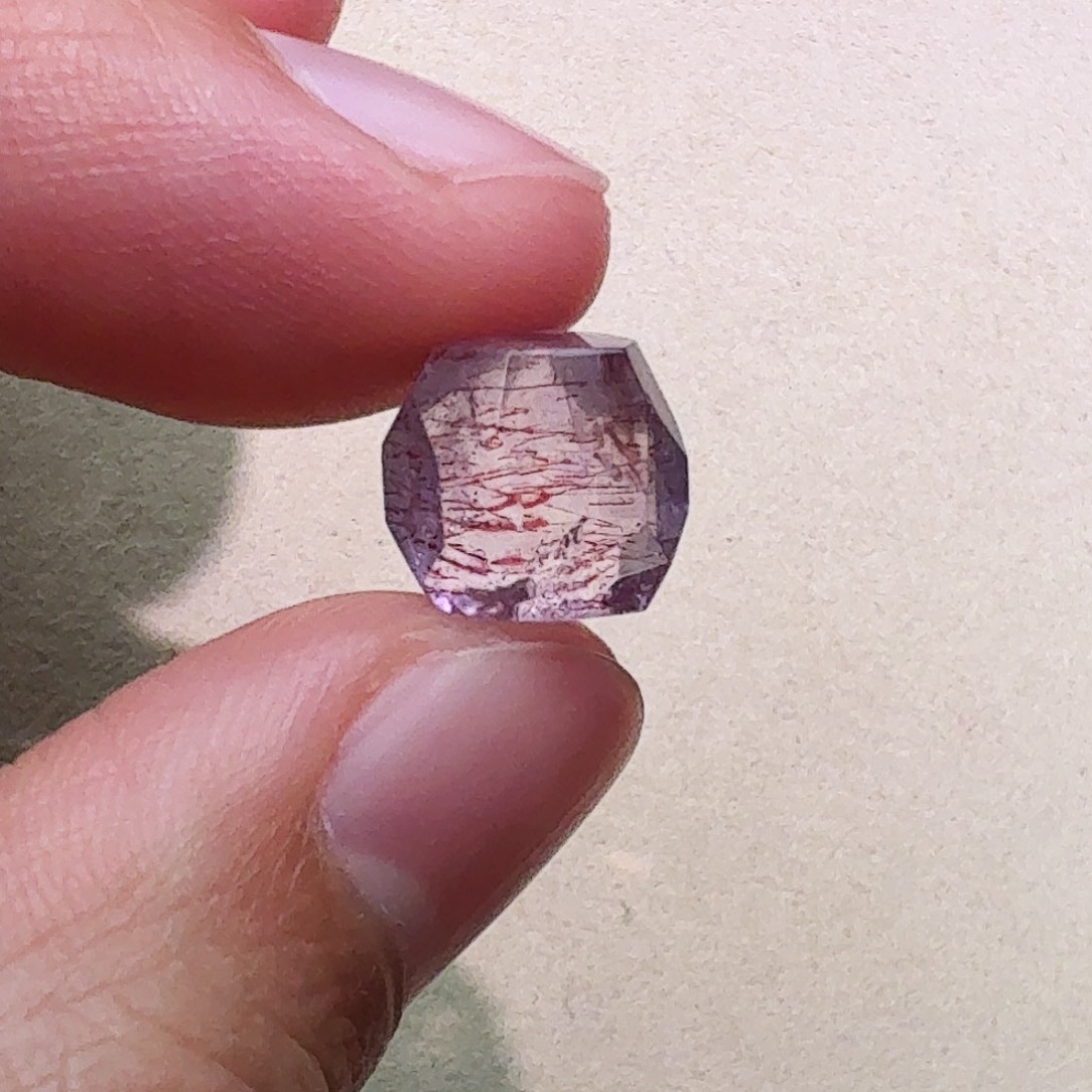 水晶颈饰未镶嵌打孔定制不退换超七