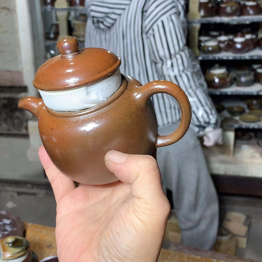 紫砂柴烧纯自然柴烧