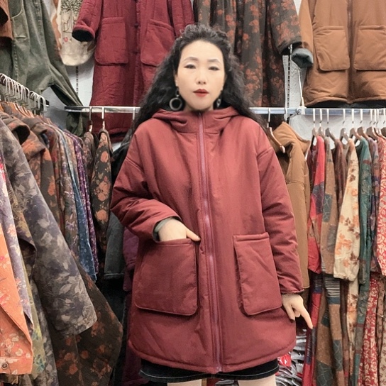 织绣招财猫两面穿棉袄-2