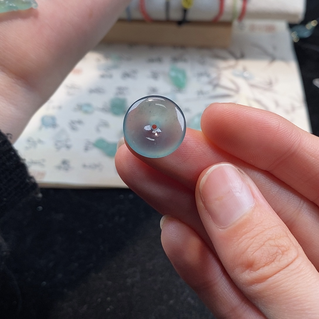 翡翠颈饰未镶嵌天然翡翠