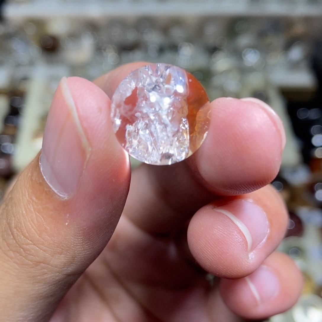 水晶珠宝半成品未镶嵌15.1m