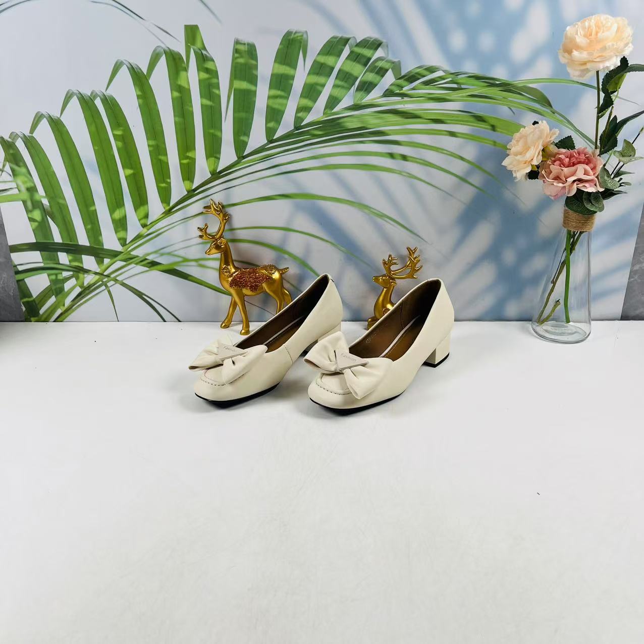 小强家女鞋 芽儿家新款百搭女单鞋（Y828-8-2 ）（W33CYV2532314）