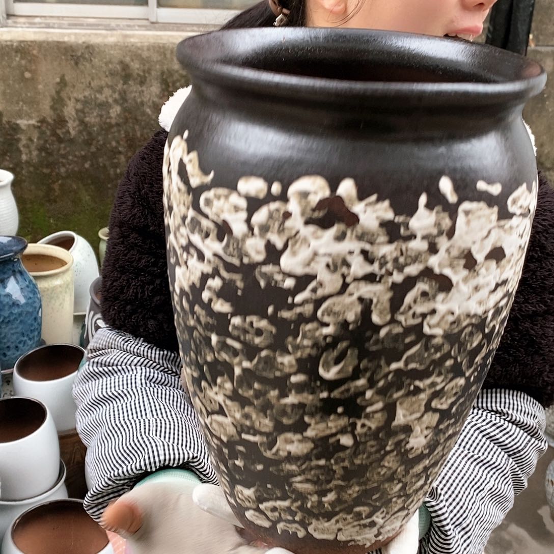 紫砂花盆正品口19高30