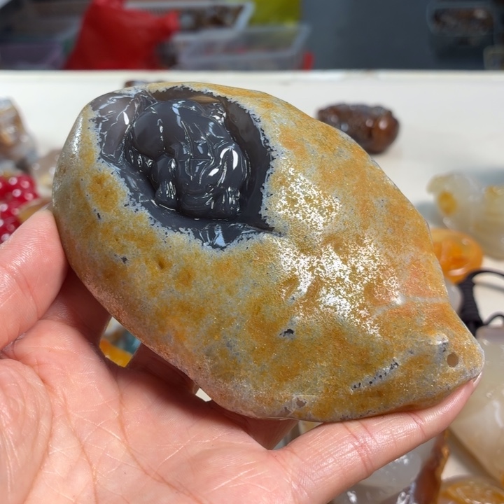 玛瑙/玉髓未镶嵌吊坠(不含链)