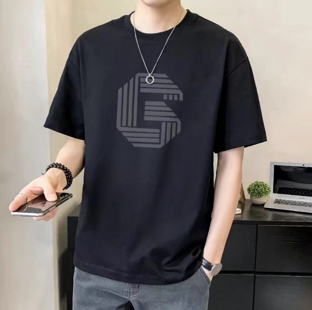 《断码捡漏》T-3686夏季时尚休闲短袖
