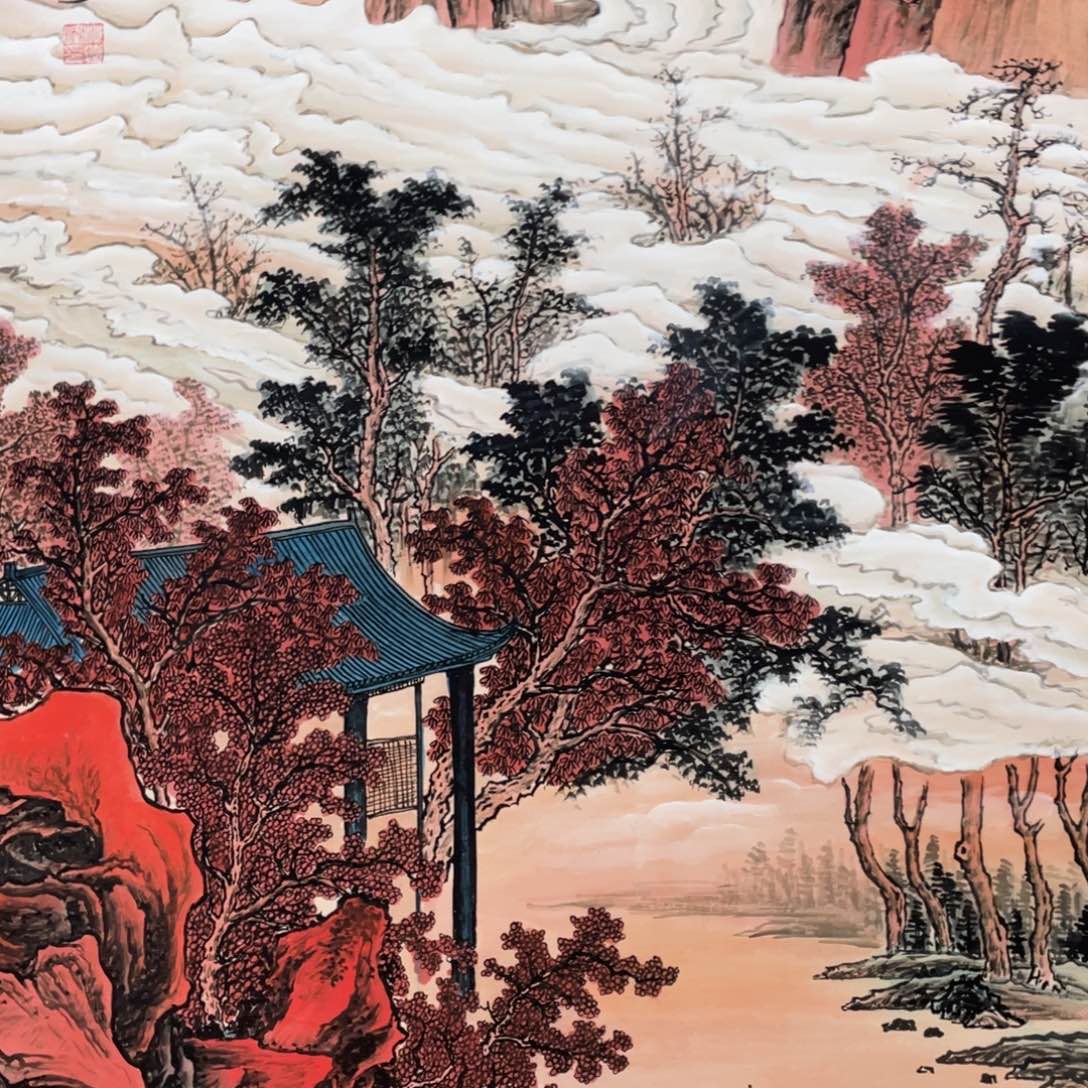 国画老师手绘作品w