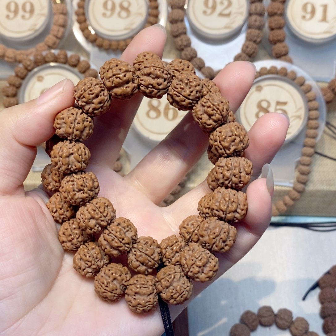 金刚菩提手串c*15方墩梅花小金刚双圈