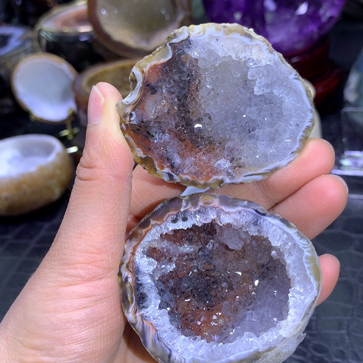 水晶福利蚕丝盆未镶嵌