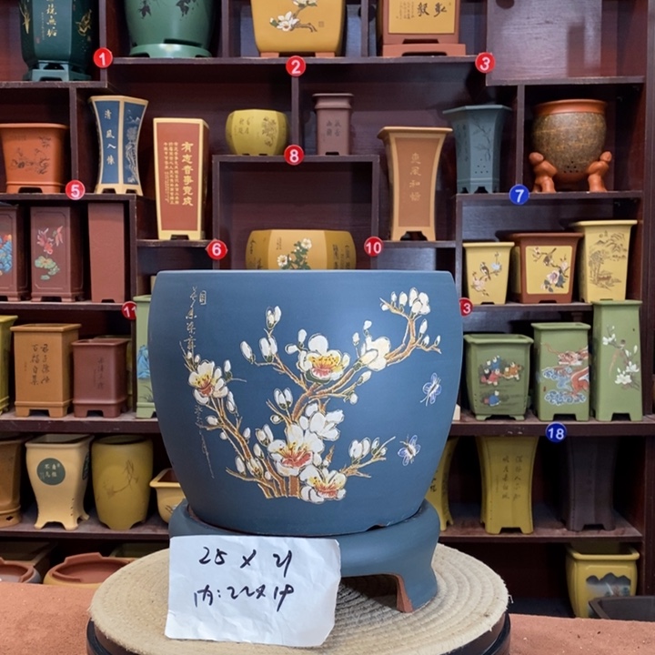 紫砂花盆紫砂艺术