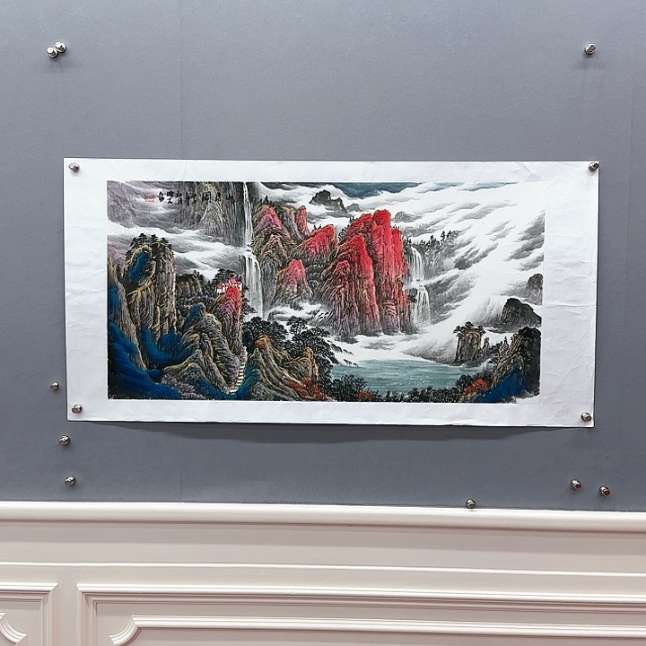 国画书法作品多次参加