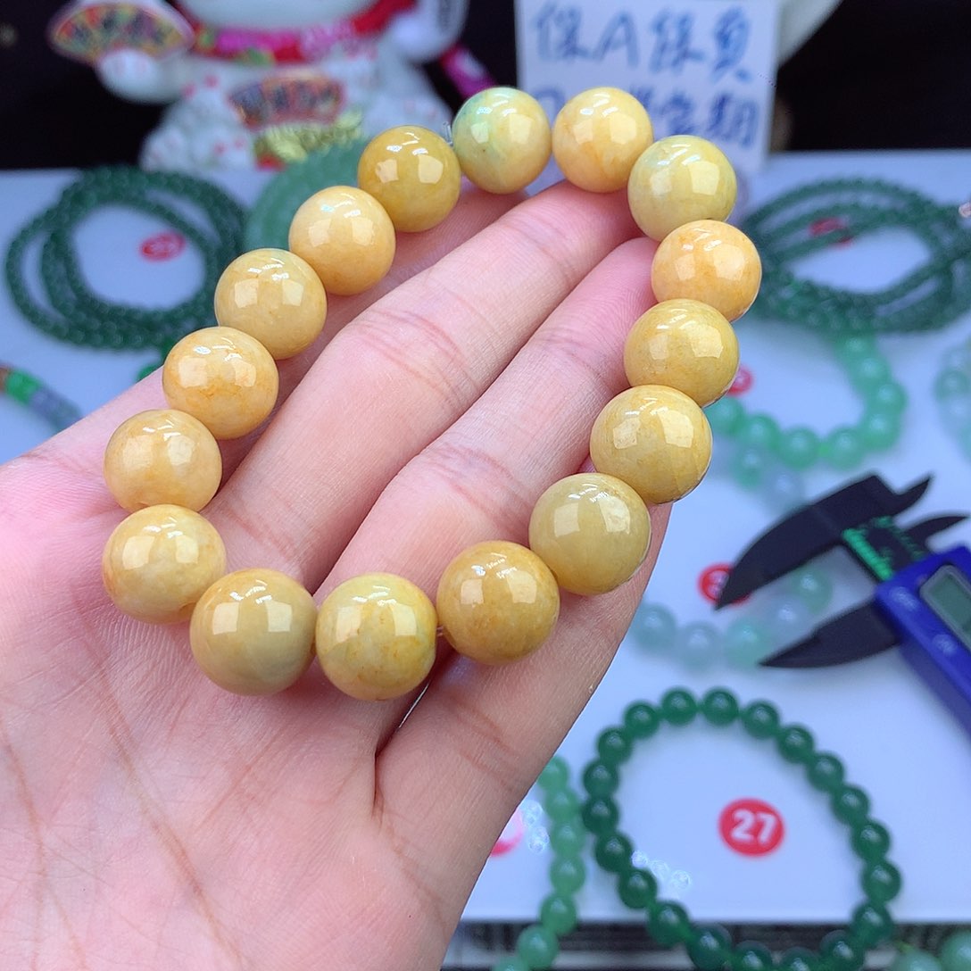 翡翠毛衣链未镶嵌