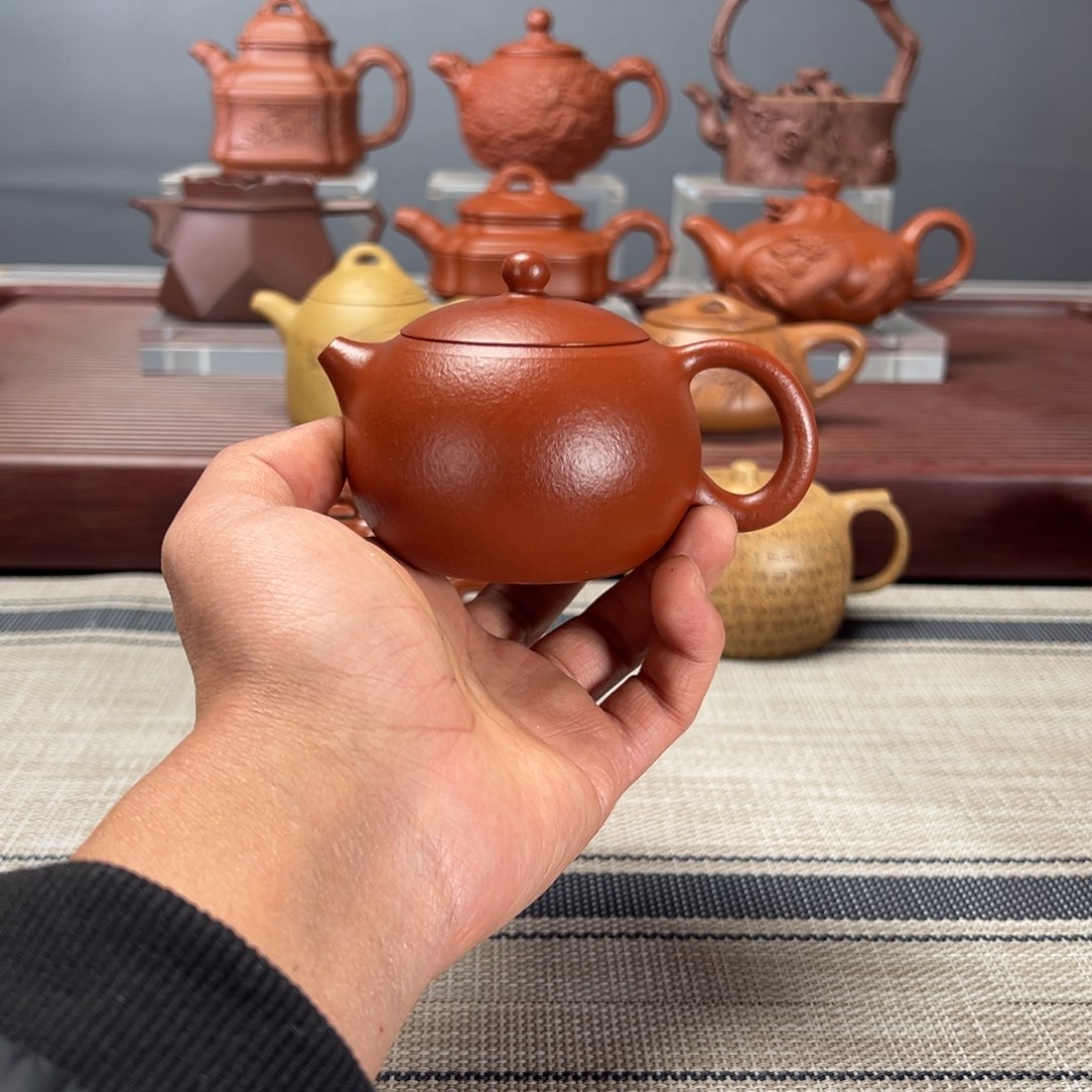 紫砂茶壶西施150CC朱泥