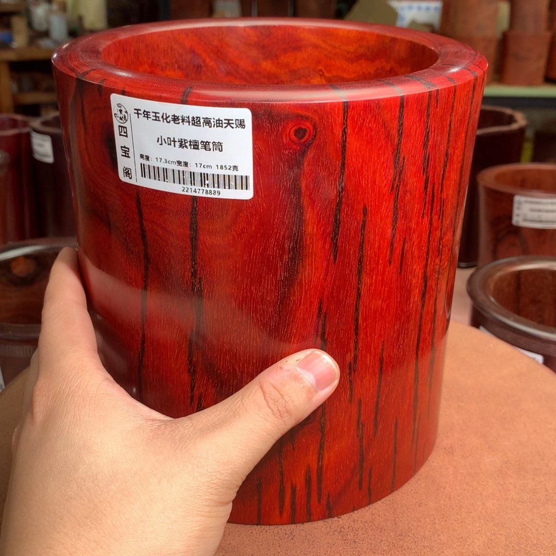 大***军木笔筒工艺大漏价