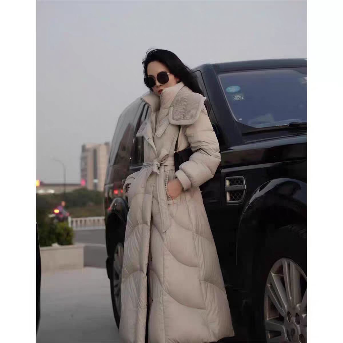 【影姐宠粉】品牌正品泡芙保暖长款羽绒服外套气质百搭266