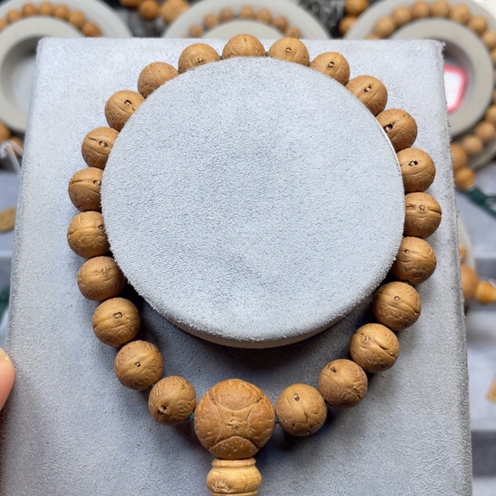 凤眼菩提吊坠手串 10.5-10.8 实心 113