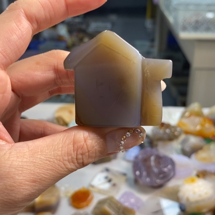 玛瑙/玉髓吊坠(不含链)未镶嵌