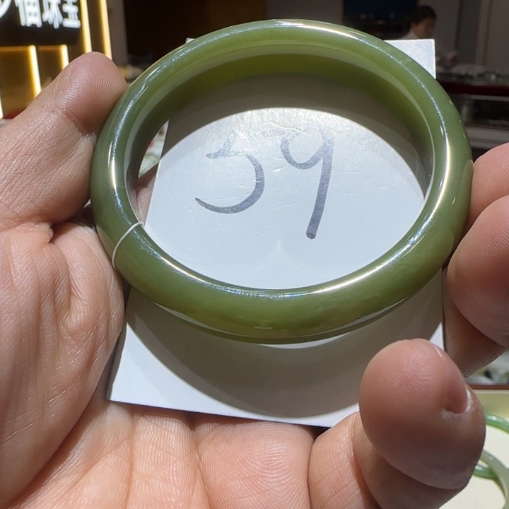 和田玉未镶嵌手镯797