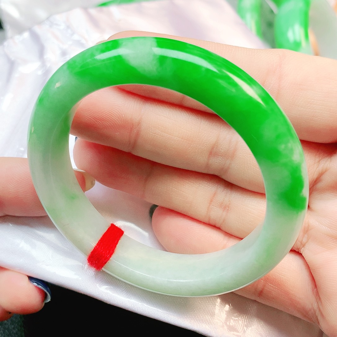 未镶嵌手镯翡翠正圈2878