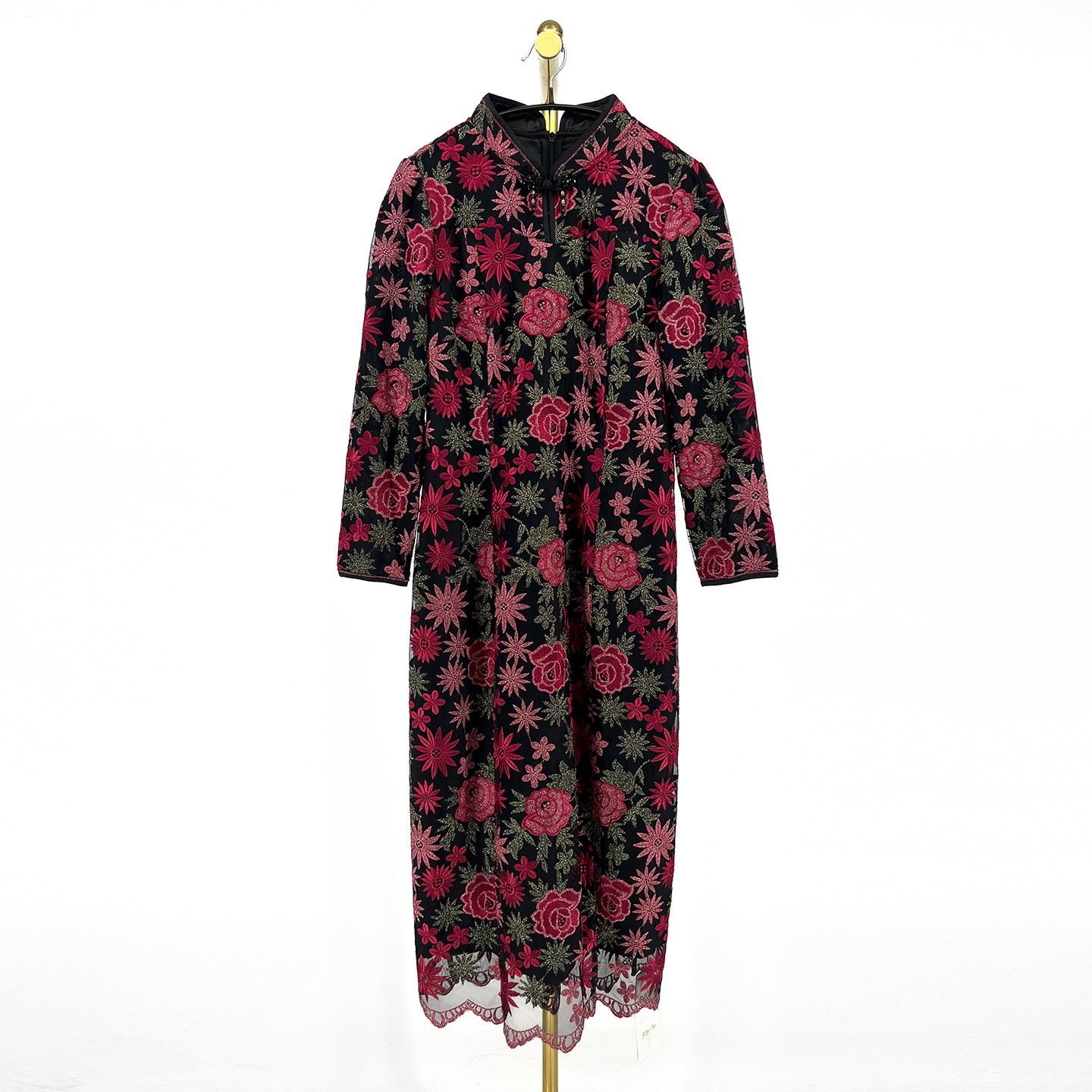 秋冬新款时尚气质优雅连衣裙 宓D3988