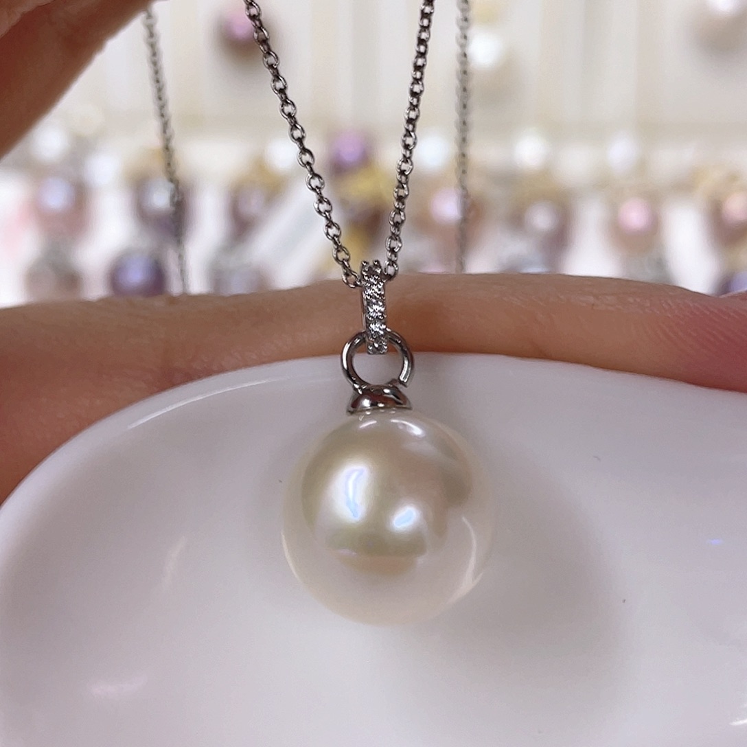 淡水珍珠未镶嵌吊坠(赠链)