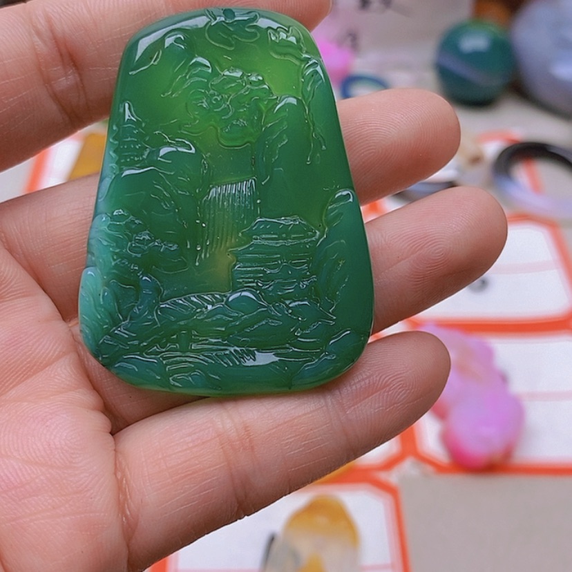 【闪购商品】未镶嵌玛瑙/玉髓珠宝半成品睿*?